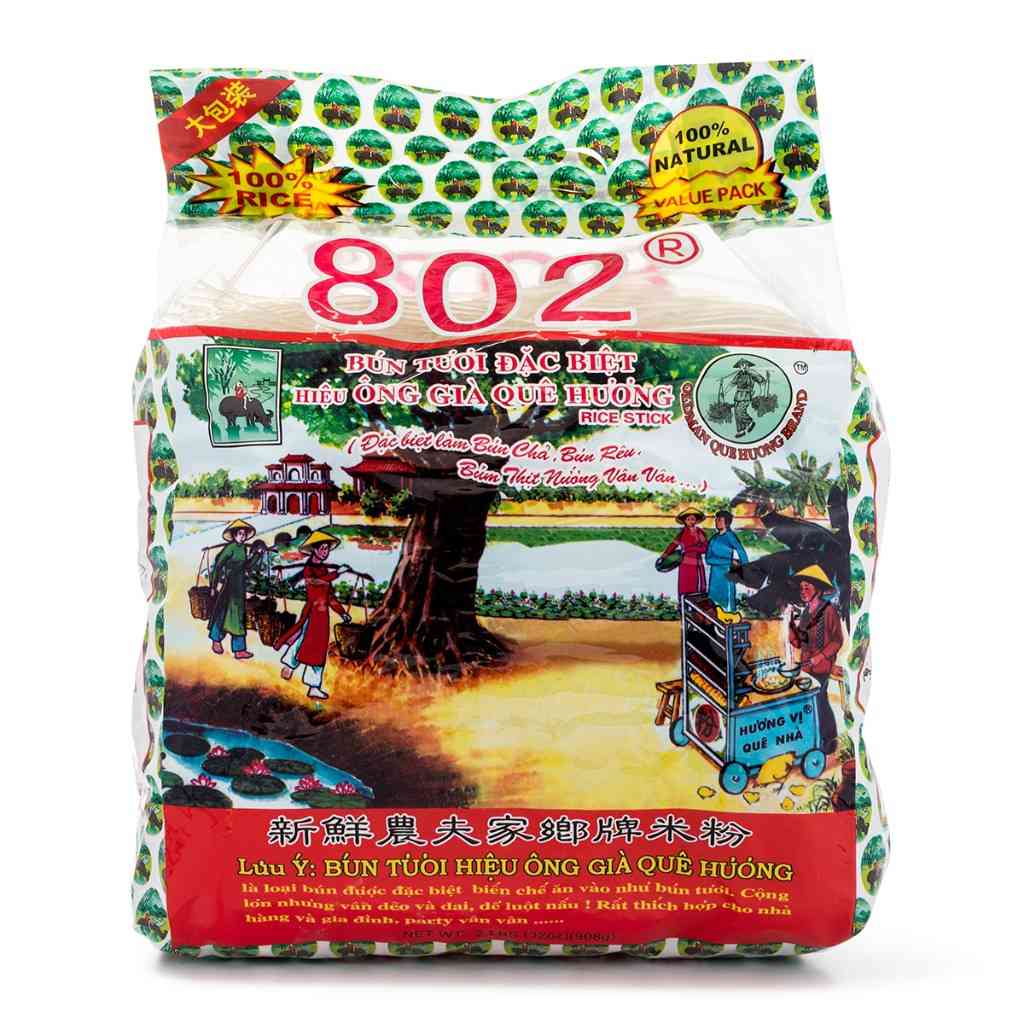 Bun 802 / Rice Stick 802 Oldman Que Huong Case (30 bags x 2lbs)