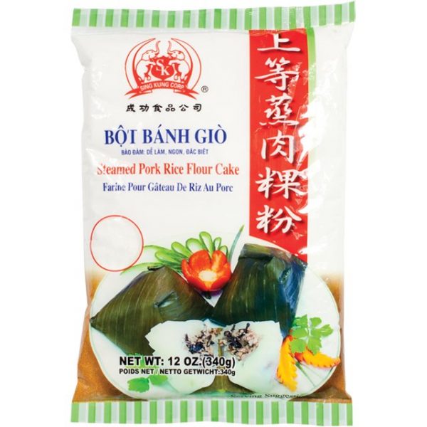 Bot Banh Gio Con Voi / Steamed Pork Rice Flour Ge Sing Kung Case (45 bags x 12oz)