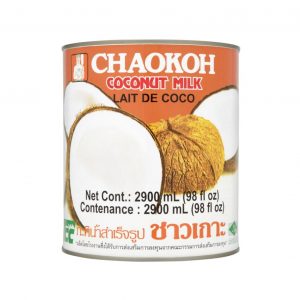 Sua Dua Chaokoh Lon / Coconut Milk Big Chaokoh Case (6 cans x 2900ml)