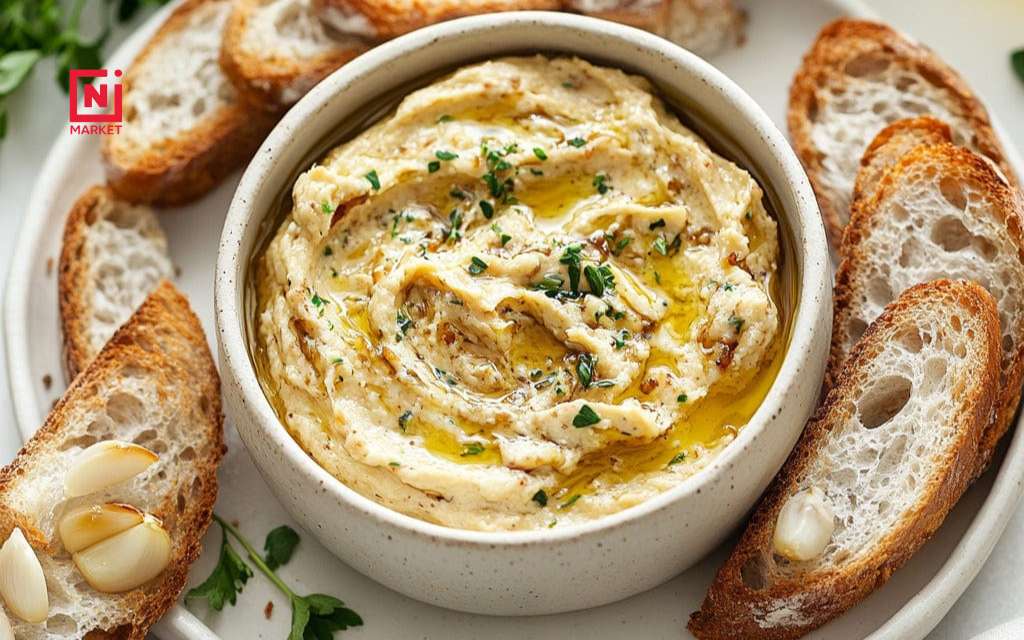 Roasted garlic spread for bread or vegetables - 3 creative recipes with roasted garlic