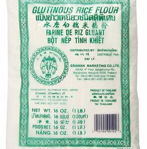 Bot Nep Con Voi / White Glutinous Rice Flour Erawan Brand Case (24 bags x 1lb)