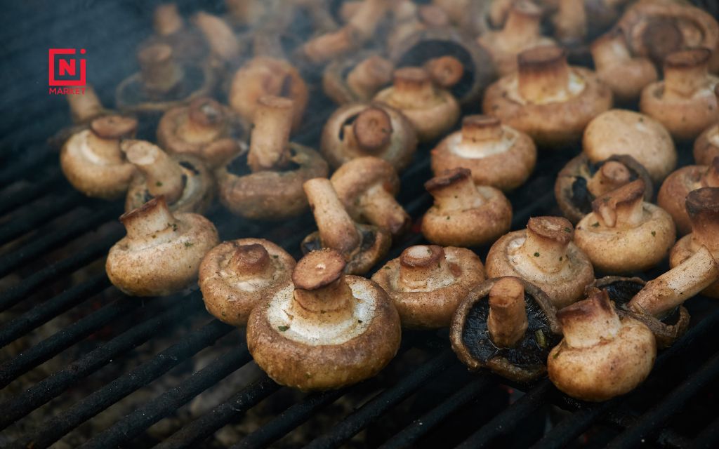 Step by step guide how to cook mushrooms on grill