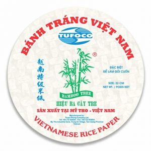 Bamboo Tree Spring Roll Rice Paper Wrappers 22cm (3 Packs)/ Banh Trang 3 Cay Tre