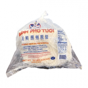 Banh Pho Tuoi Sincere Orient Fresh Rice Stick Noodles (3 bags x 10lbs)