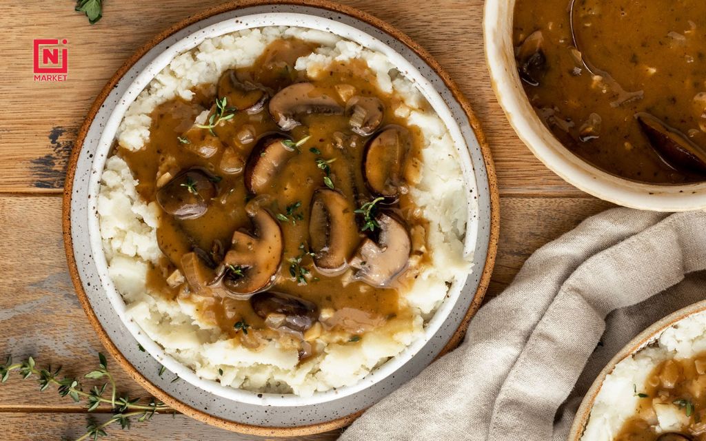 Vegetarian mushroom gravy recipe at home: How to cook 