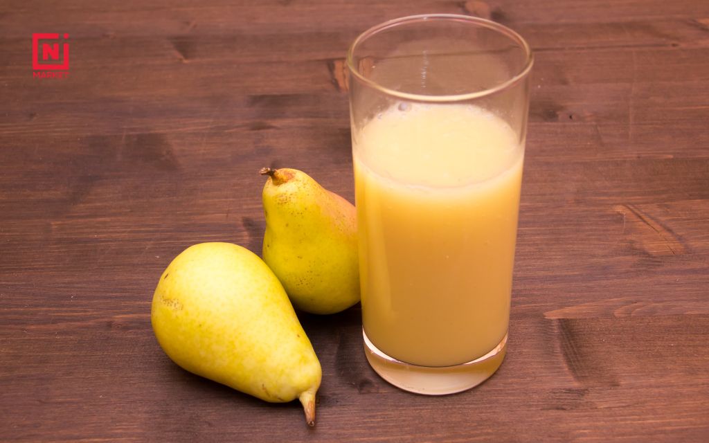 What is a pear fruit juice recipe and types