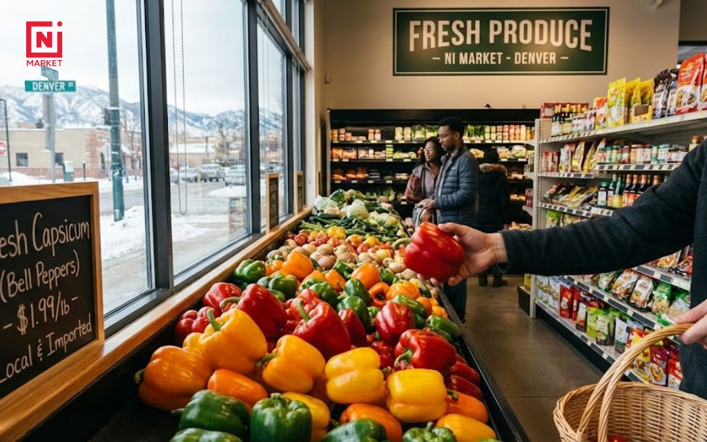 Where to buy capsicum in Denver at Ni Market Asian grocery store