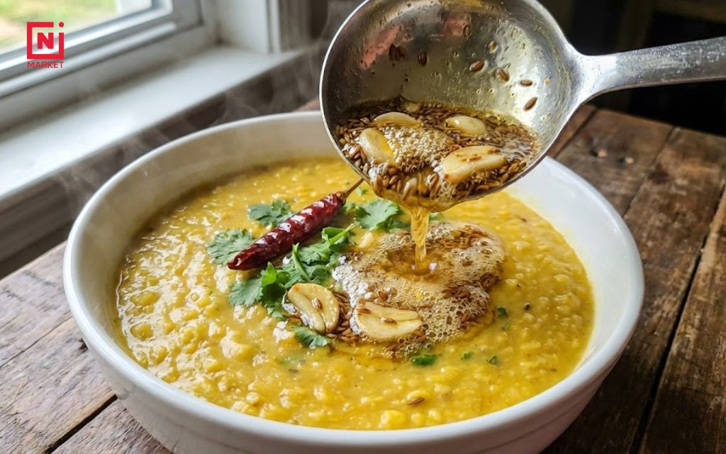 Mung daal and Asian pantry staples on display at Ni Market Denver Asian grocery store